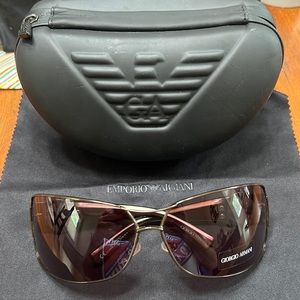 Vintage Giorgio Armani Sunglasses GA 605/S with Case